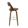 thumbnail image 3 of LumiSource Cecina 30 in. Keyhole Swivel Bar Stool - Set of 2, 3 of 6