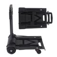 thumbnail image 4 of Chariot Pliant, Chariot à Main Pliable 4 Roues Charge 40KG Alliage d'Aluminium PP TPE pour Voyage, 4 of 8