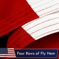 thumbnail image 5 of G128 5pk American Flags, 3x5 ft, Printed Polyester, US Stars & Stripes, Brass Grommets, Outdoor Use, 5 of 6