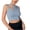 Blue, variant on LAJPXKHY Womens Yoga Tank Tops Ribbed Cut out Neck Sleeveless Slim Fitting Workout Cropped Tanks Going out Top