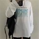 thumbnail image 1 of Camiseta de manga larga para hombre, camisa de gran tamaño con estampado de Cruz de espinas, Maleta, Hip-hop oscuro, Y2k, Verano, 1 of 5
