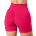 thumbnail image 3 of adviicd Bathing Suit Bottoms for Women Swim Bottoms for Women High Waisted Swim Bottoms Tummy Control Bathing Suit Bottom Boy Shorts (Hot Pink,L), 3 of 5