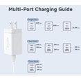 thumbnail image 4 of USB C Charger 45W Dual Port USB C Fast Charger GaN Fast Charing Block Foldable Type C Wall Charger Compact Cell Phone Wall Charger for  15  Pro  Air S24/S23/S22  Tab, 4 of 13