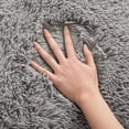 thumbnail image 2 of Softlife Stylish Soft Shaggy Velvet Carpet for Living Room/Bedroom, Fluffy Rugs,8' x 10',Gray, 2 of 7