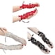 thumbnail image 1 of 517F Tobillera sexy de encaje bordado con anillo para el dedo del pie Sandalias románticas florales para pies descalzos Tobillera esclava Joyería nupcial para los pies, 1 of 5