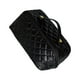 thumbnail image 2 of Yuarrent Gran capacidad y fácil de limpiar: bolsa de maquillaje de 2313510 cm con gran apertura hecha de cuero de PU Diseño de gran apertura Almacenamiento y organización del hogar Negro, 2 of 6