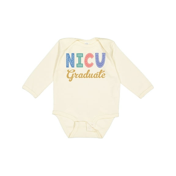 Inktastic NICU Graduate Baby Clothes Boys or Girls Long Sleeve Baby Bodysuit