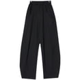 thumbnail image 5 of Pantalones deportivos de albaricoque para mujer, pantalones deportivos rectos y sueltos de otoño, pantalones de pierna ancha de marca de moda hip hop, pantalones de baile, 5 of 5