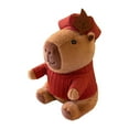 thumbnail image 3 of BELOVING Jouet Capybara de Collection Réaliste Décoration de Chambre d'Enfants Cadeaux d'Anniversaire Mignons Rouge, 3 of 9