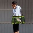 thumbnail image 7 of Fuzoiu Horse Rearing Up In The Field Print Travel Duffle Bag,Carry On Tote Bags,Duffel Bag,Sport Gym Bag, Hospital Bag for Labor and Delivery, Overnight Bag,Luggage Bag, 7 of 7