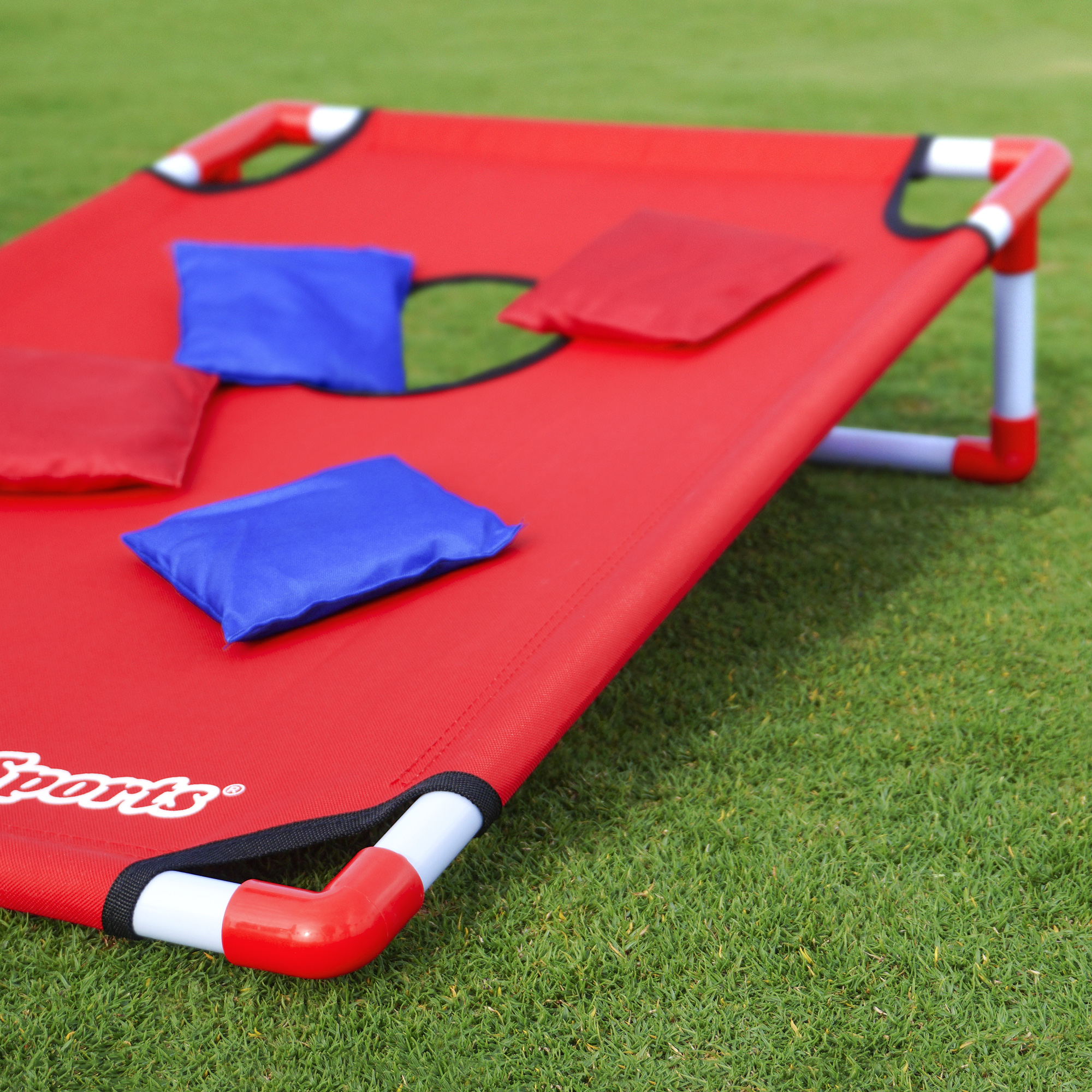 GoSports Foldable PVC Framed Cornhole Game Set with 8 Bean Bags and Portable Carrying Case - image 4 of 5
