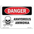 thumbnail image 1 of SignMission OS-DS-A-1218-L-1993 12 x 18 Po Signe de Danger OSHA - Ammoniac Anhydre, 1 of 1