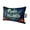 Black, Midnight Blue, variant on Halloween Outdoor Pillows for Chaise Lounge Chair Beach Headrest Pillow Set of 2 Waterproof Lumbar Pillows with Insert&Adjustable Strap Blue Spooky Pumpkin Ghost Moonlight Castle Pool Pillow 12"x20"
