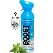 Boost Oxygen Natural Portable 10 Liter Pure Canned Oxygen Canister, Peppermint, Pack of 2