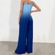 thumbnail image 2 of Women Sleeveless Jumpsuit Gradient Wide Leg Playsuit Summer, 2 of 3