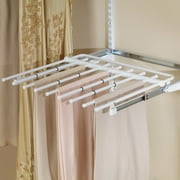Pants Racks Rubbermaid Configurations Closet Sliding Pants Rack