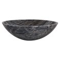 thumbnail image 3 of Miseno MNO-ML-PC Circular 17" Marble Vessel Bathroom Sink; Polished Chrome Drain, 3 of 6