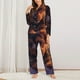 thumbnail image 2 of Balery Puppy Lying On A Cloud Conjunto de Pijama con Estampado para Mujer, Conjunto de Dos Piezas con Manga Larga, Ropa de Dormir Suave con Bolsillos, Pijamas Cómodos-XX-Large, 2 of 7