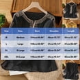 thumbnail image 3 of DeHolifer T-Shirts for Women Cotton Linen 3/4 Sleeve Embroidered Retro Printed Crewneck Casual Loose Blouse Black 2XL, 3 of 8