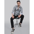 thumbnail image 5 of TryBuy Men's Printed Full Sleeve Casual Linen Shirt - Add Some Pop to Your Outfit!, 5 of 6