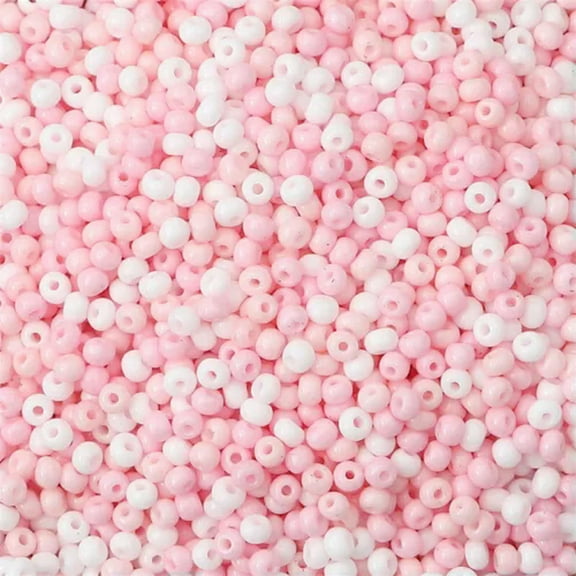 U8MO Colorful Mixed 2mm 3mm Small Round Opaque Glass Wholesale Loose Beads Lot-Pink Mixed-3mm (210pcs)
