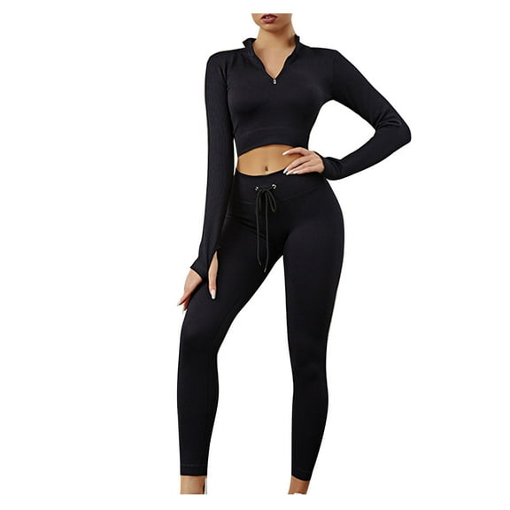 Sets for Women Spring/Summer Color Sports Fitness Running Set Yoga Outdoor Exercise Set Water Color Set