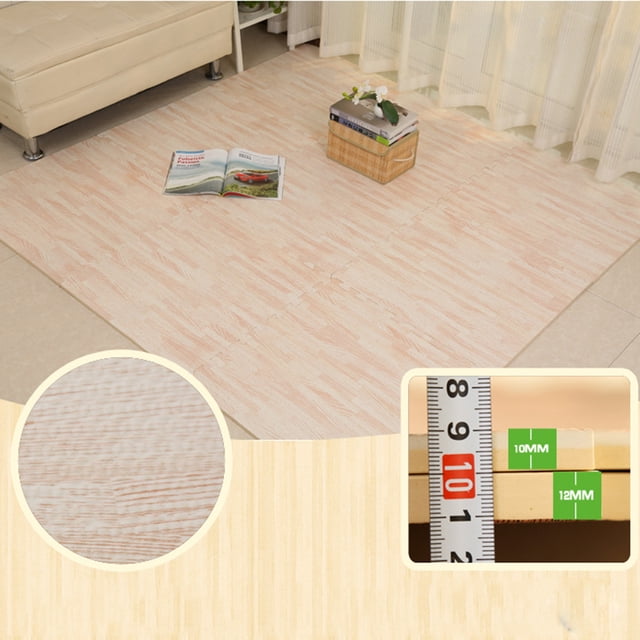 Xingzhi Home Floor Mat Carpet Blanket Exercise Gym Bathroom EVA Rug Kid Play Crawling Wood Pattern Foam Carpet
