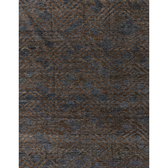 Ahgly Company Machine Washable Indoor Rectangle Abstract Carbon Gray Area Rugs, 4' x 6'