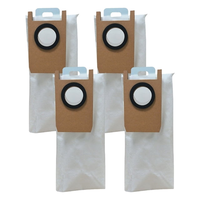 MYG For Eufy Robot Vacuum Dust Bag Omni S1 Pro Replacement 2.5L Capacity High-Efficiency Filtration Sealed Design Less Maintenance Disposable White 4 Pack