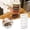 Beige, variant on JEBTBFZE 5-Layer Stackable Food Storage Containers with Lids, Condiment & Fruit Organizer Canister for Fridge Kitchen (Beige)