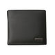 thumbnail image 1 of Cartera de cuero para hombre, monedero corto, tarjetero, portátil, de color liso, con bolsillo para tarjetas (negro), 1 of 7