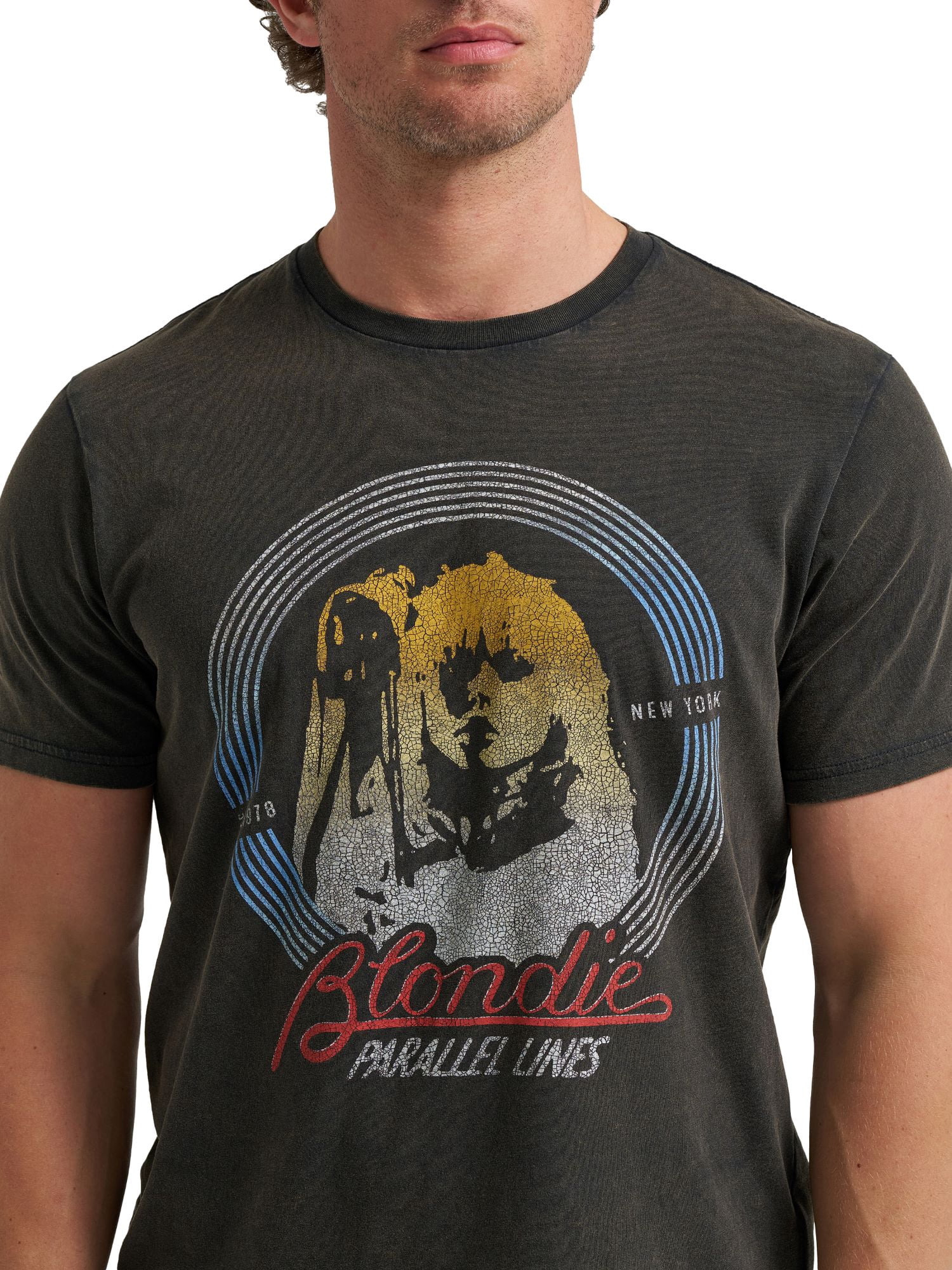 Lee® Men's Short Sleeve Blondie Short Graphic Band Tee, Sizes S-3XL