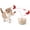 Beige, variant on Flutter Butterfly Kitten Enrichment , Beige | Interactive Spinning with Sensor, 360? Rotating Butterfly, 2 Butterflies Included