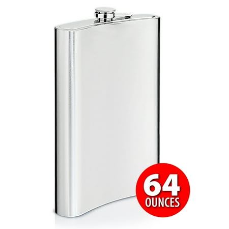 

Maxam Giant Flask - Stainless Steel 64 oz Multi-Colored