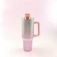 thumbnail image 3 of 40oz Stainless Steel Tumbler Vacuum Insulated with Lid and Straw Gradient Pink, 3 of 3