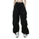thumbnail image 1 of Pantalón Cargo Pantalones cargo de mujer American Y2k Vintage Cargo Pants Streetwear (Black XXXL) Cgtredaw Para estrenar, 1 of 1