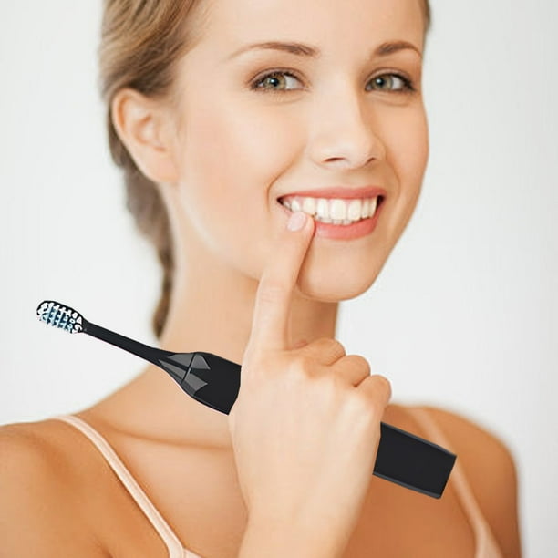 Cepillo de Dientes Eléctrico Sónico Portátil y Recargable | Cabezal Desmontable | Funciona con Pilas Aa | Resistente Al Agua Ipx7 | Cepillo de Dientes para Adultos Ideal para Viajes, En Casa, En La O