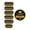 Gold-B, variant on Aoznliie Graduation Party Supplies Disposable Tableware Set,Black Gold Paper Plates & Napkins& Cups for 2026 Class of Graduation Party, 24 Pcs