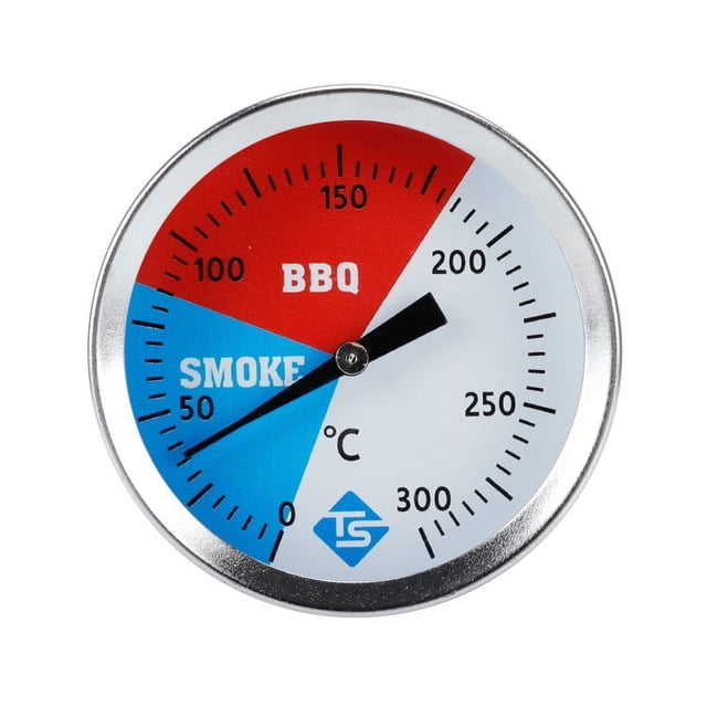 1 pieza de termómetro industrial para parrilla de barbacoa de acero inoxidable (TS-BX50)