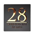 thumbnail image 2 of Plaque d'Adresse Personnalisée pour la Maison, Plaque d'Adresse Extérieure Illuminée, Plaque d'Adresse Personnalisée pour Cour Extérieure, 1x Numéro de Maison en Solde, 2 of 9