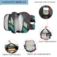 thumbnail image 3 of FORMRS Unisex School Backpack 17" Student Travel Bag with Laptop Compartment, Abstract Stripes, 3 of 7