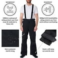 thumbnail image 2 of Alpine Swiss Mens Waterproof Snowboard Ski Snow Pants with Removeable Suspenders, 2 of 7