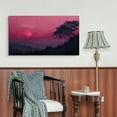 thumbnail image 2 of Mountain Wall Art Mountain Frame Art Purple Foggy Canvas art Framed wall art Painting For Livingroom Decor Office Bedroom Decoration, 2 of 7