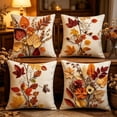 thumbnail image 2 of Lzobxe 4 Pack Halloween Pillowcases, Decorative Outdoor Cushion Cover, 45x45cm Ghost Pumpkin Throw Pillow Cover for Sofa Couch Home Party Decor, 2 of 6