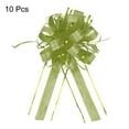 thumbnail image 3 of Large Pull Bow Gift Wrapping Bows Ribbon Organza for Wedding Baskets Presents Christmas Party Green-8 Inch, 3 of 6