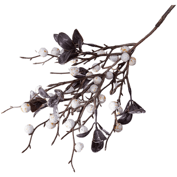 Niceminiwall Vintage Style Autumn Artificial Flowers with Bean Branch and Fake Berries for Home Decoration and Floral Crafts