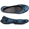 thumbnail image 6 of LISSOM Women's Flyte Blue Leopard Printed Slip-on Shoes - Lightweight & Flexible - 8mm Heel Toe Drop, Removable Insoles - Size 5.5, 6 of 8