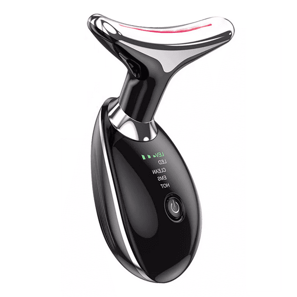 Masajeador Reductor De Papada Belleza Cuello Antiarrugas negro