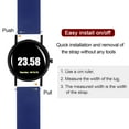 thumbnail image 5 of Uxcell Silicone Watch Band Quick Release Soft Rubber Watch Strap Dark Blue/Black 14mm, 5 of 7