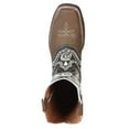 thumbnail image 6 of Men's Rodeo Leather Embroidered Saddle Western Cowboy Boots 'El General' 51117, 6 of 10